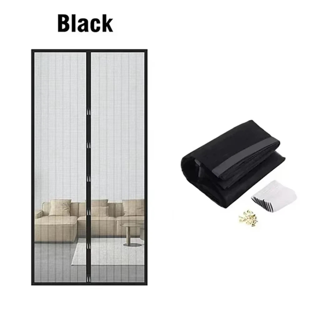 Mosquitero Magnético para Puerta y Ventana – Cierre Automático, Sin Perforaciones, 90/100cm