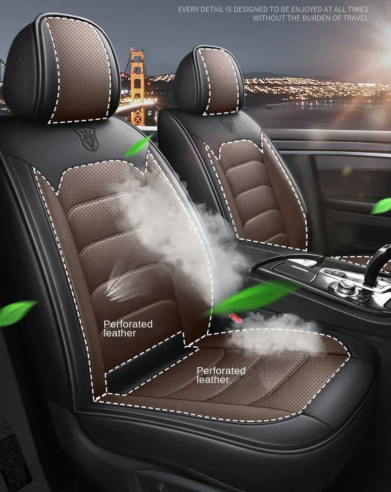 Fundas de Asiento 3D para Mercedes E-CLASS W210/W212/W213 – Cuero Sintético, Cobertura Total
