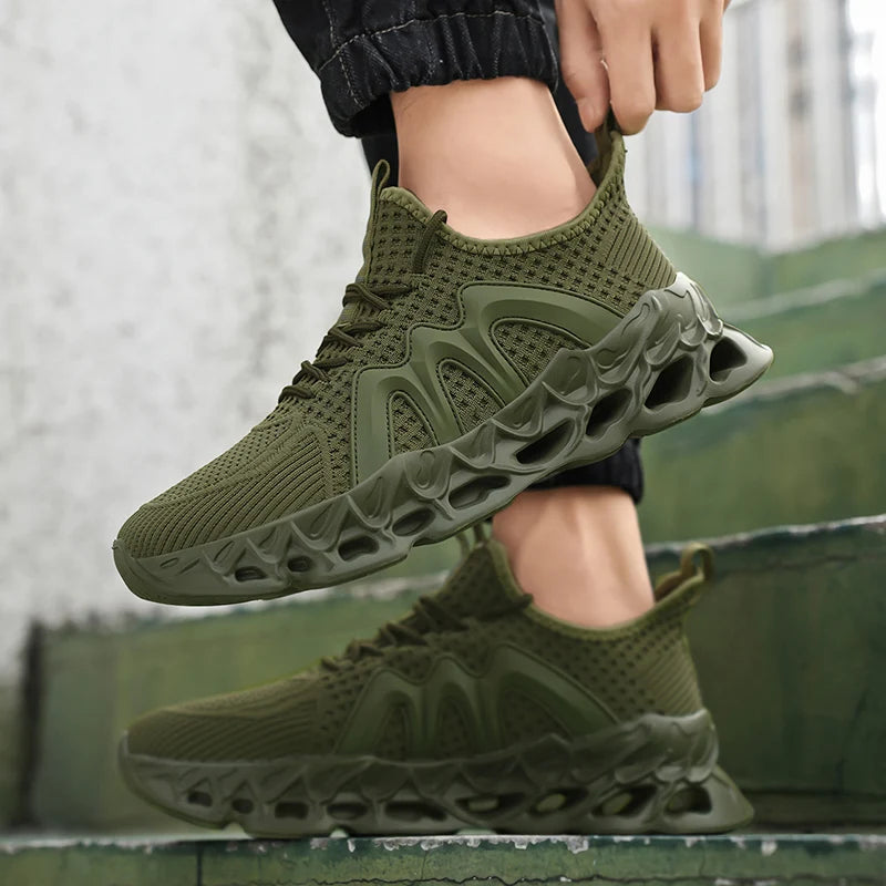 Zapatos de hombre, zapatillas de deporte informales para hombre, tenis, zapatos de lujo, zapatos de entrenamiento para carreras, zapatos transpirables, mocasines de moda, zapatos para correr para hombre