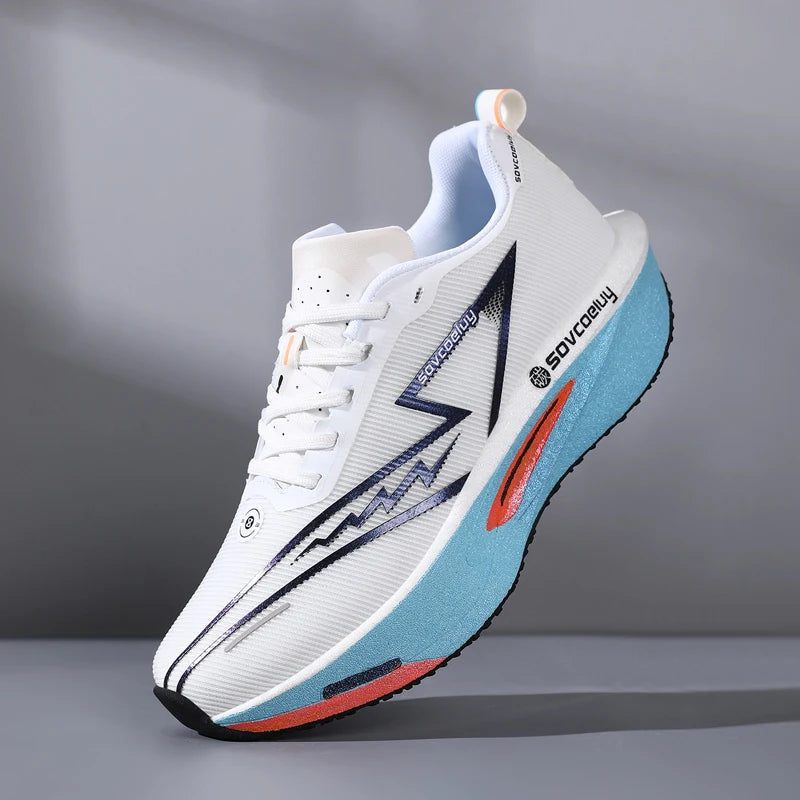 Zapatos Deportivos para Hombre, Transpirables, Versátiles, con Placa de Carbono que Absorbe Impactos, Zapatos Casuales Deportivos para Parejas