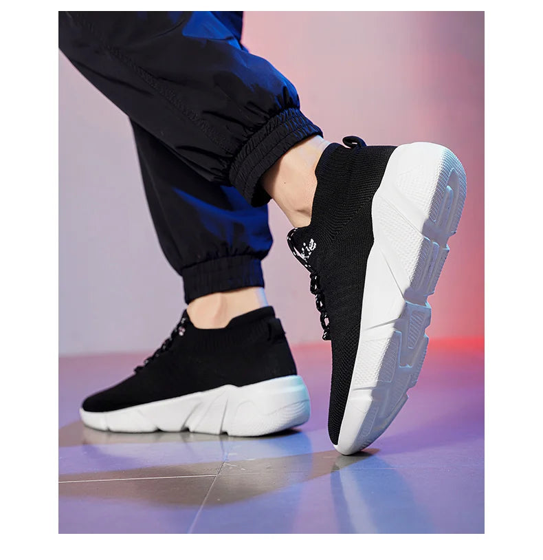 Zapatillas de deporte para hombre, zapatos para mujer, calcetines de tendencia de tenis, zapatos para caminar, mocasines, transpirables, informales, para correr, verano, verde, talla grande 35-47