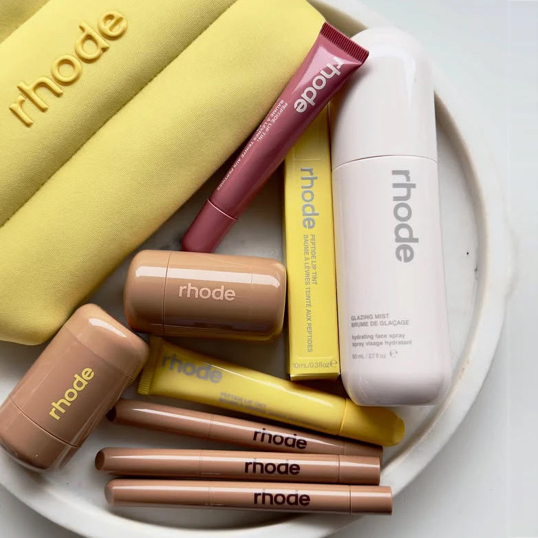 Marca Lemontini maquillaje bolsa de aseo brillo de labios y colorete aceite de labios bálsamo rubor leche esencia agua limpiador Facial cara enfermería