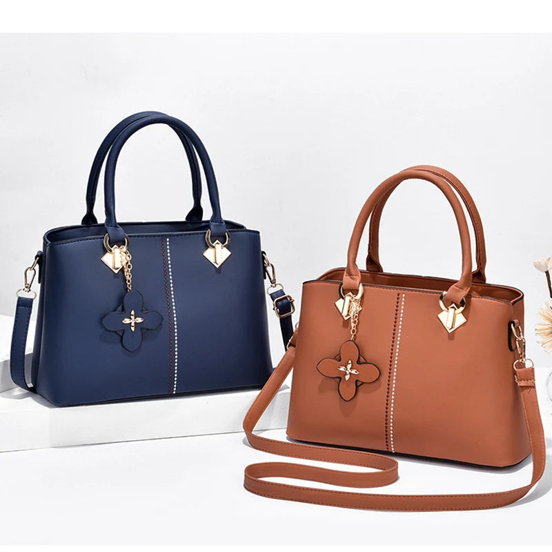 Nuevo Bolso de Hombro para Mujer 2026, Bolso de Diseñador de Lujo, Bolso de Cuero con Monograma Estampado, Bolso Bandolera