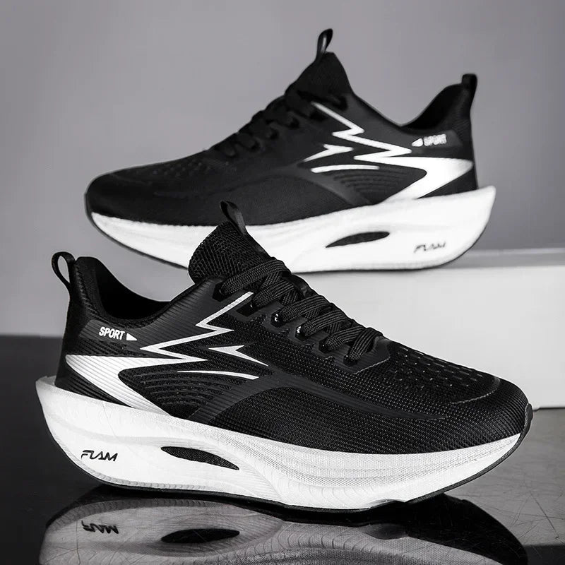 Zapatillas deportivas para hombre, zapatillas informales para maratón, transpirables, ligeras, cómodas, atléticas, antideslizantes, para caminar al aire libre