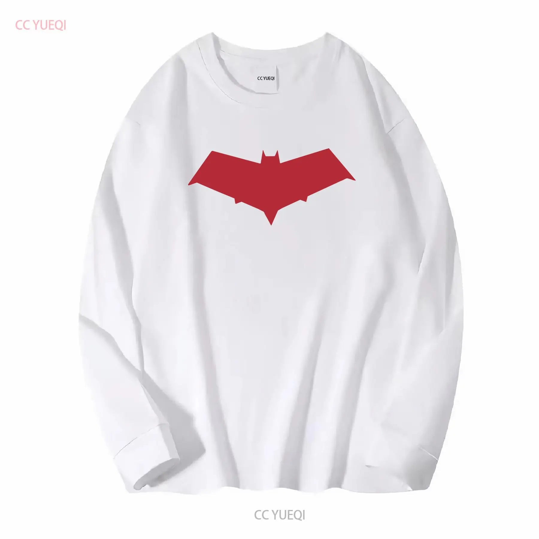 Camiseta con símbolo de capucha roja Jason Todd, camiseta negra de manga larga o corta, vintage, lavada, Unisex, moda para hombre, informal ligeramente transpirable