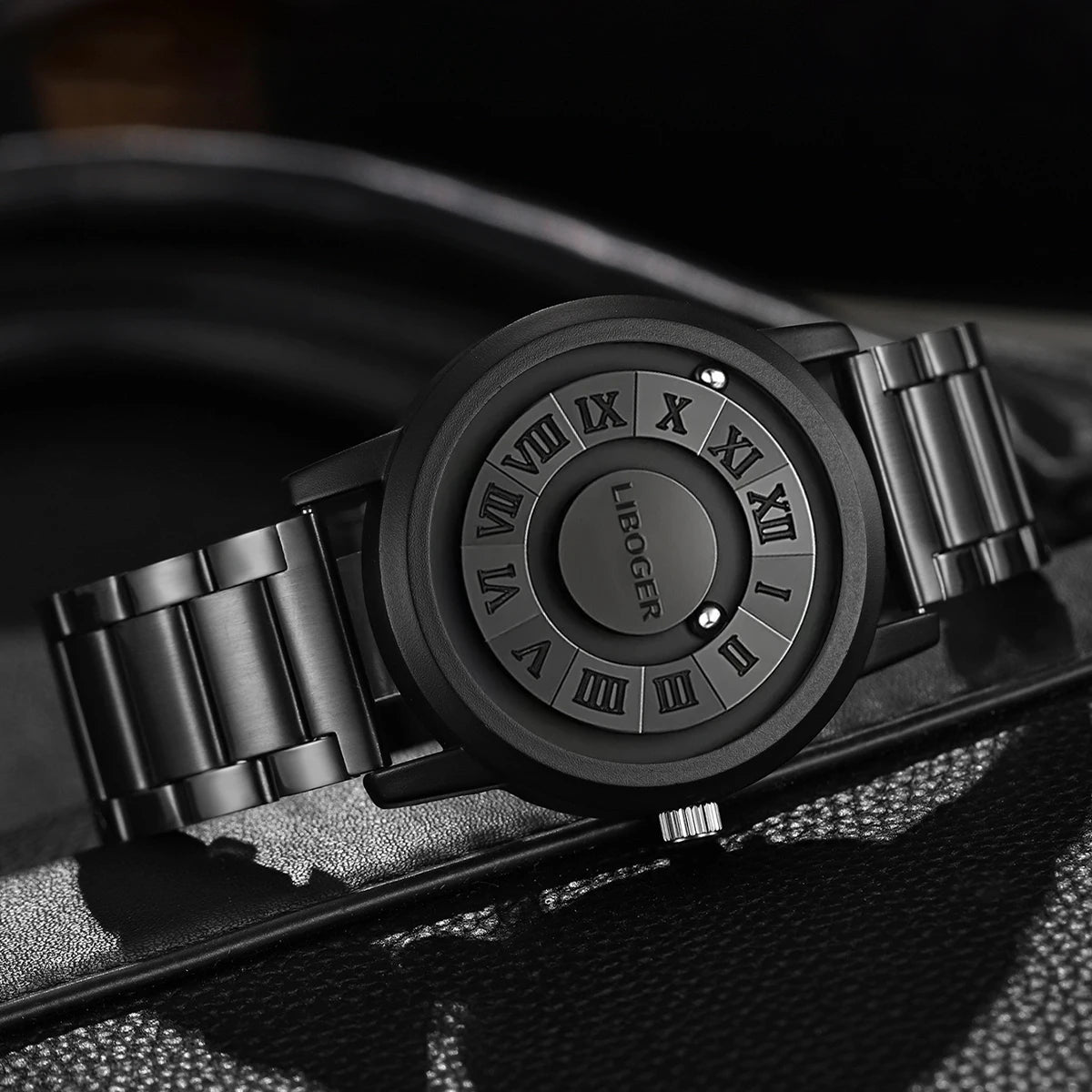 Relojes deportivos con suspensión magnética para hombre, relojes de pulsera de cuarzo informales para hombre, reloj Masculino (sin caja)