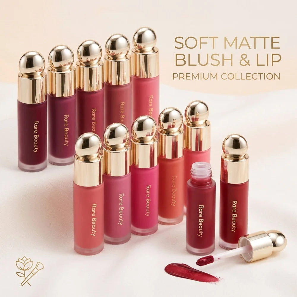 Rubor Líquido Ultra Pigmentado de Larga Duración Rare Beauty, Resistente a las Fallos, Ligero y Aireado, Worth Virtue Hope Joy Blush Makeup