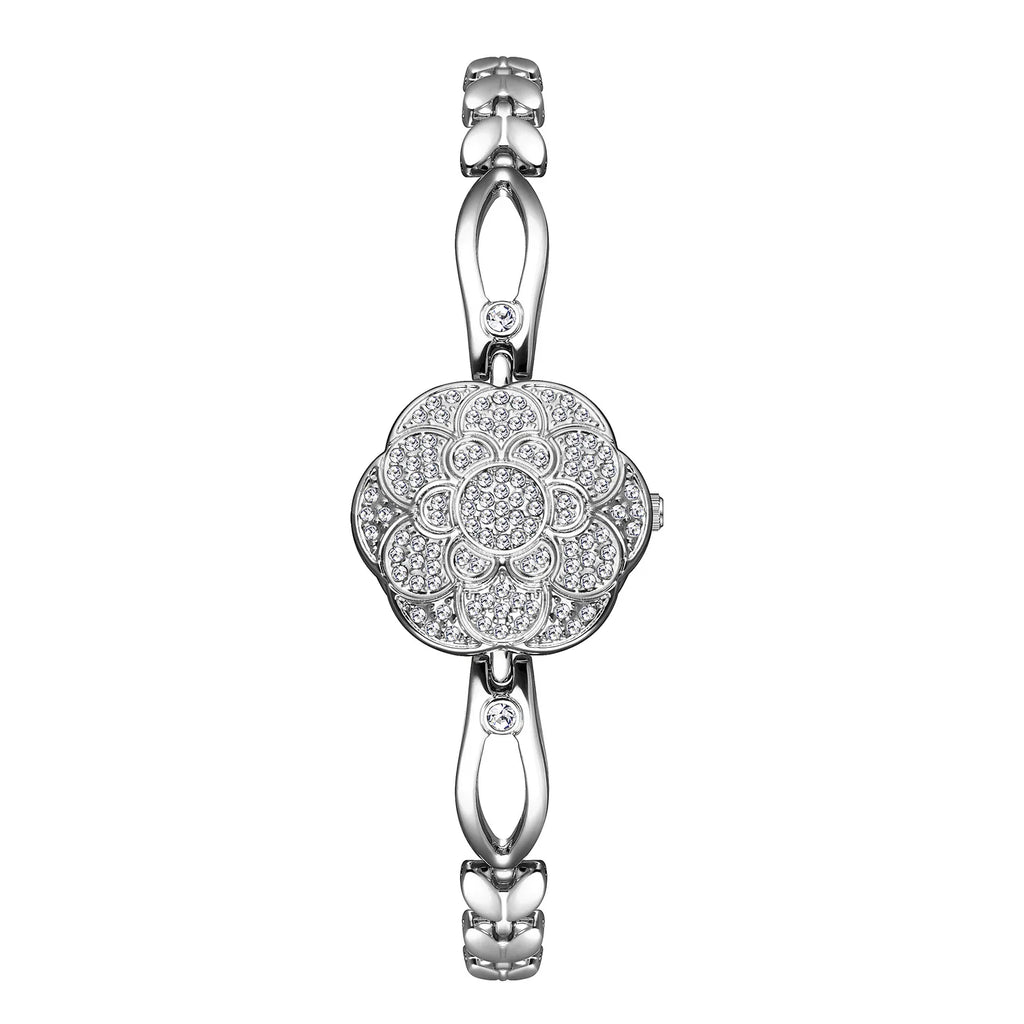 Reloj de mujer Camelia Flip-top reloj de cuarzo ligero de lujo exquisito temperamento pulsera reloj de mujer regalo