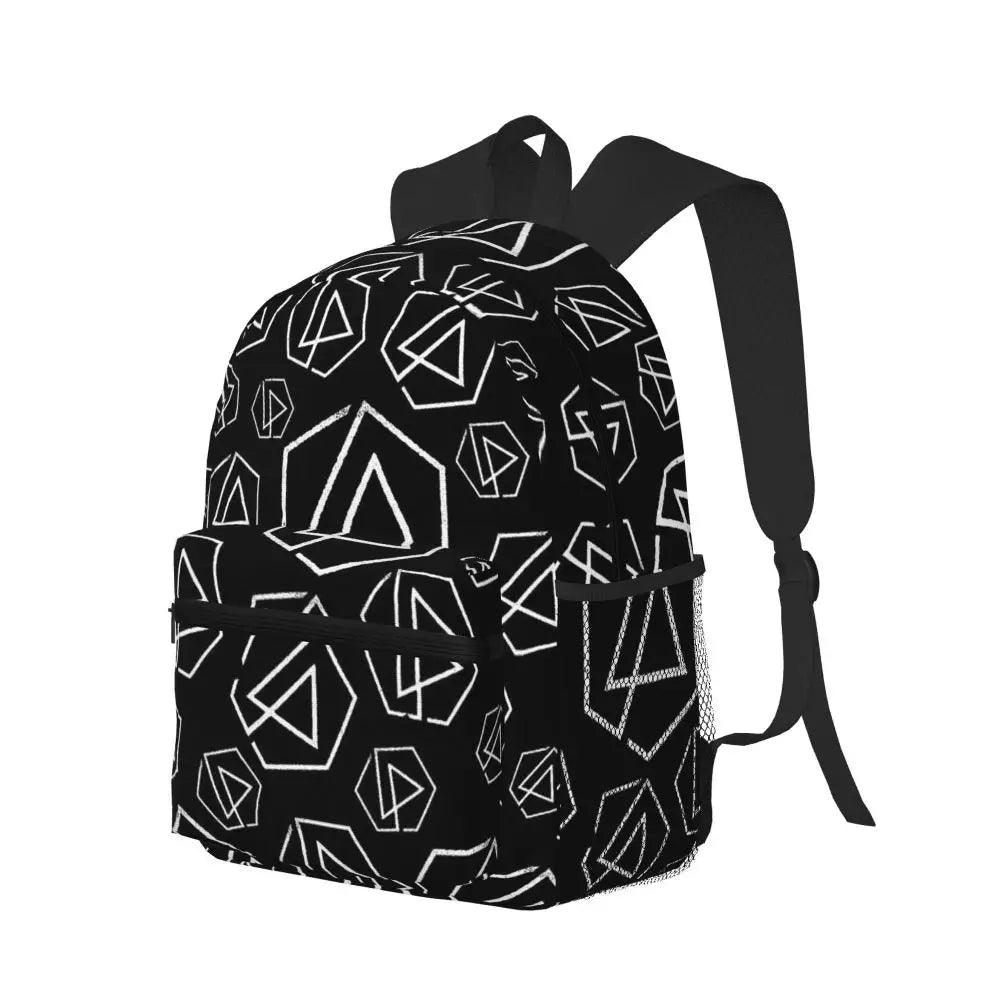 L-Linkin-S P-Park-S Band Mochila para estudiantes Mochila escolar Mochila de viaje para senderismo para niños y niñas Mochila de moda Bolsos de hombro