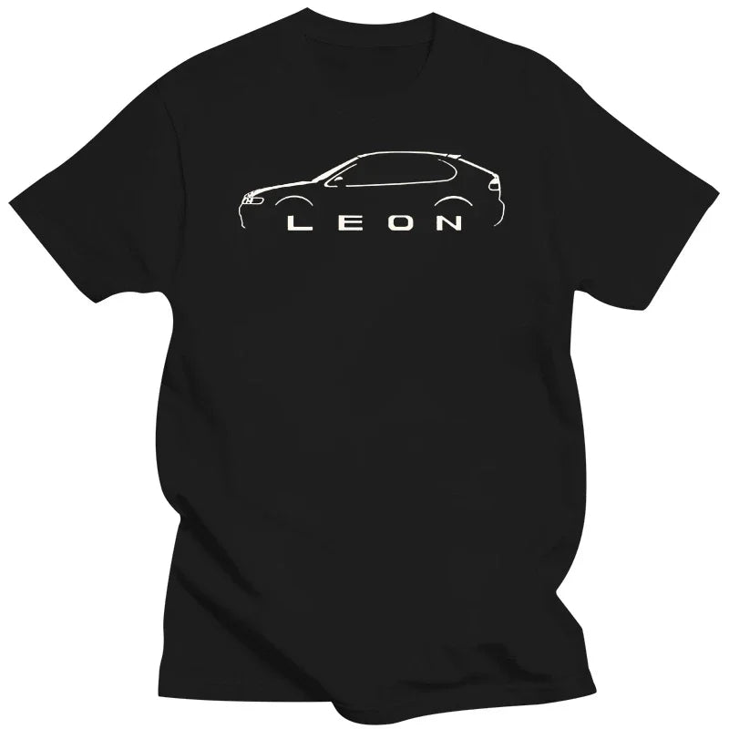 Camiseta de algodón de manga corta para hombre, camisa de diseño de coche clásico inspirado en león de España, nueva moda de verano