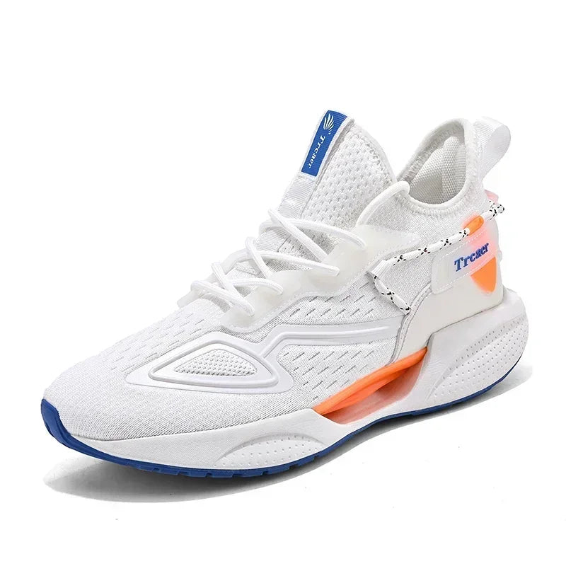 Zapatillas de deporte para hombre, zapatillas para correr de alta calidad con zapato de palomitas de maíz, cómodas zapatillas Unisex para correr, caminar, tenis informales, transpirables y ligeras