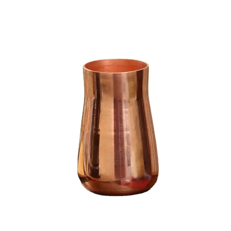 Taza de latón de cobre puro, cerveza, leche, cáliz, taza de desayuno, vajilla de Moscú