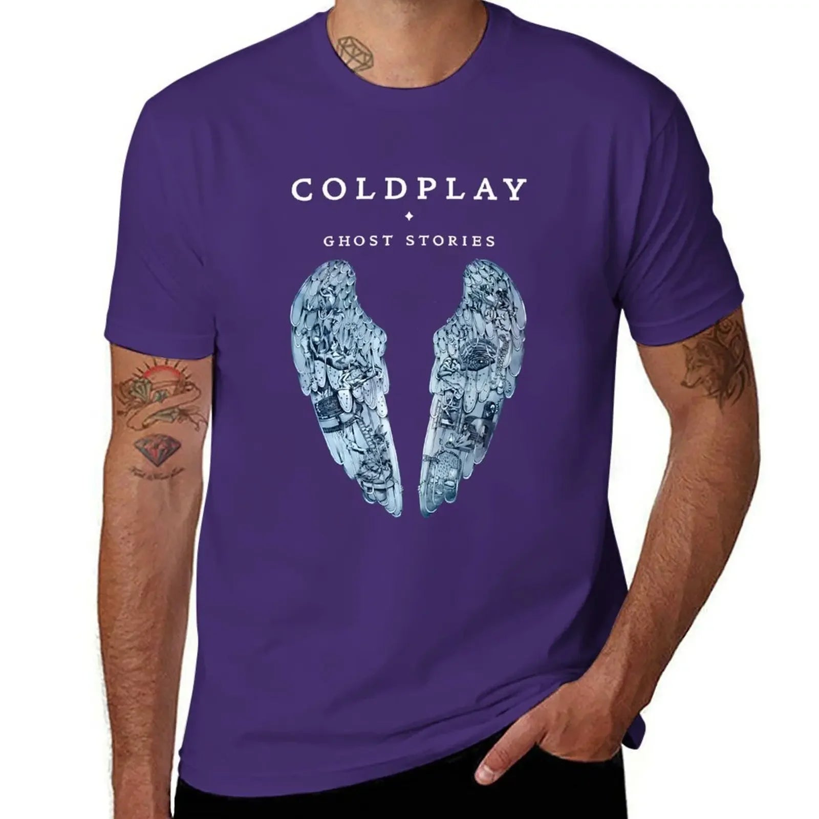 Camisetas de talla grande para hombre, ropa Vintage Sublime, Vbcvb, coldplay, estilo divertido, gráfico, Verano