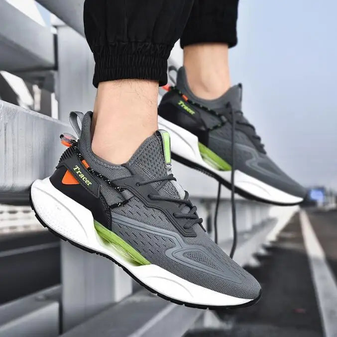 Zapatillas de deporte para hombre, transpirables, a la moda, para correr, cómodos, informales, zapatos deportivos ligeros para hombre
