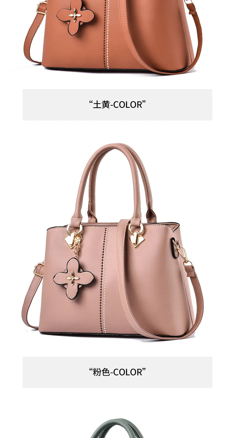 Nuevo Bolso de Hombro para Mujer 2026, Bolso de Diseñador de Lujo, Bolso de Cuero con Monograma Estampado, Bolso Bandolera