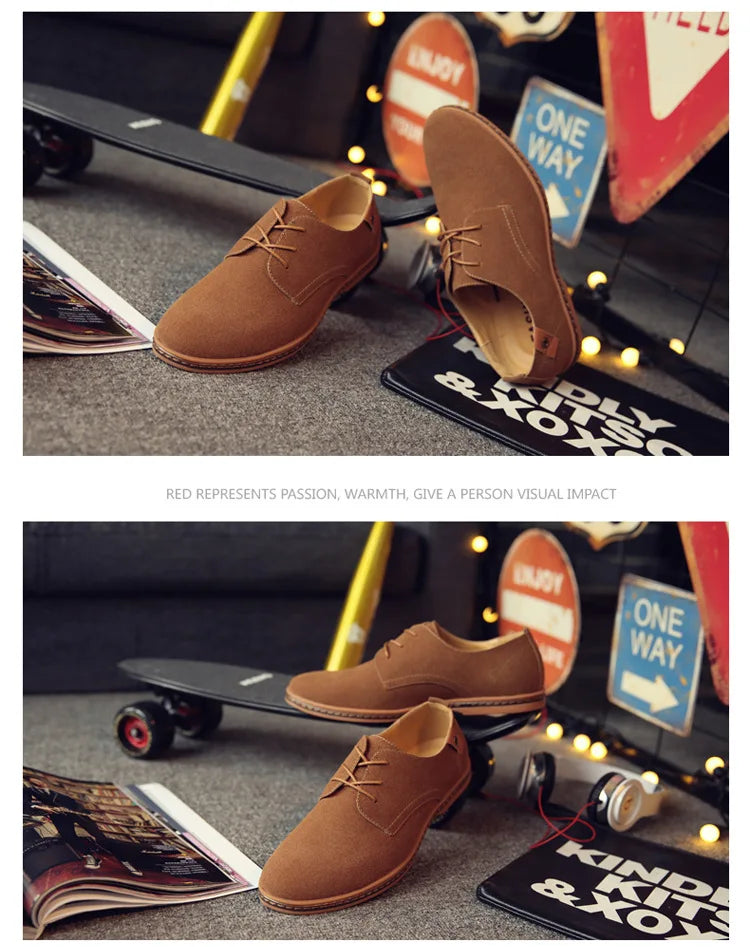 Zapatos de Cuero Nuevos 2026 para Hombre, Zapatos Oxford de Lujo para Hombre, Zapatos Casuales de Negocios de Cuero de Gamuza de Alta Calidad, Zapatos de Hombre