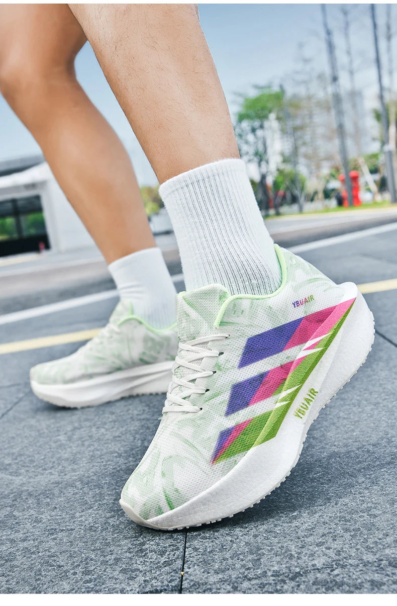 Zapatillas para correr originales para hombre, con placa de carbono, para maratón, deportivas, para golf, ligeras, cómodas, para mujer, atléticas, para carreras al aire libre