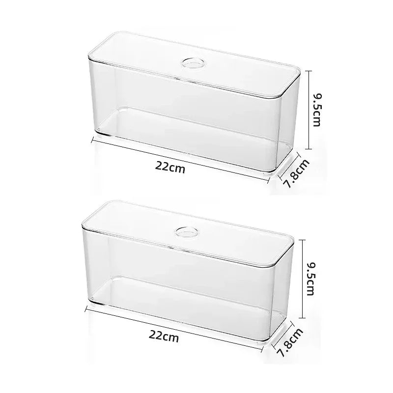 Premium Crystal Clear Desk & Vanity Organizer