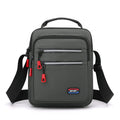 Bolso de hombro minimalista y elegante para hombre, bandolera con múltiples compartimentos de gran capacidad, bolso de hombro duradero para ir al trabajo