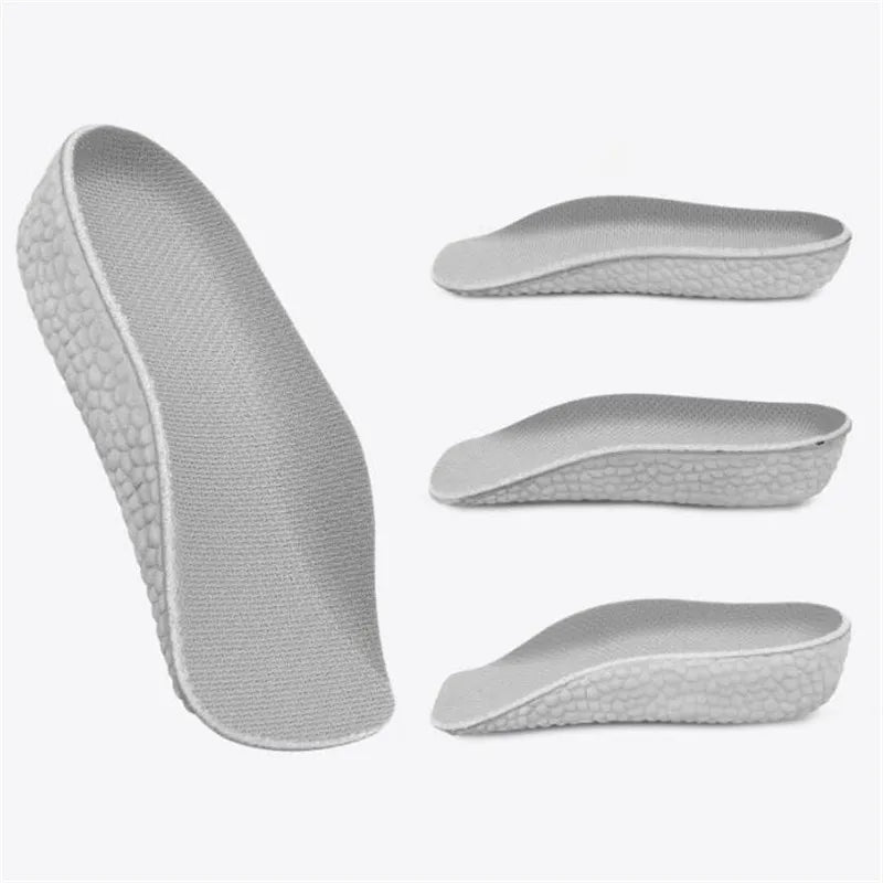 Plantillas de espuma viscoelástica para aumento de altura para hombres y mujeres, plantillas ortopédicas para zapatos, pies planos, soporte para ARCO, almohadillas para zapatos, elevador de talón