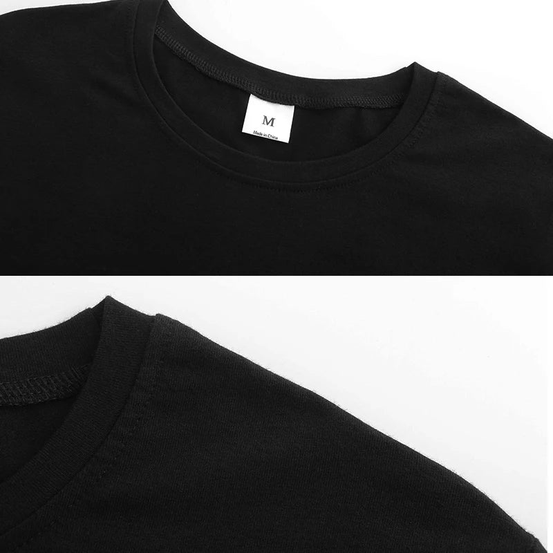 Camiseta holgada de algodón para hombre, camisa de manga corta con hombros caídos para Fitness, gimnasio, culturismo, Tops deportivos de verano