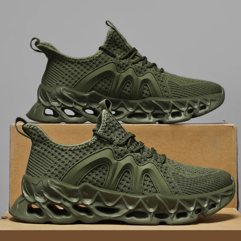 Zapatos de hombre, zapatillas de deporte informales para hombre, tenis, zapatos de lujo, zapatos de entrenamiento para carreras, zapatos transpirables, mocasines de moda, zapatos para correr para hombre