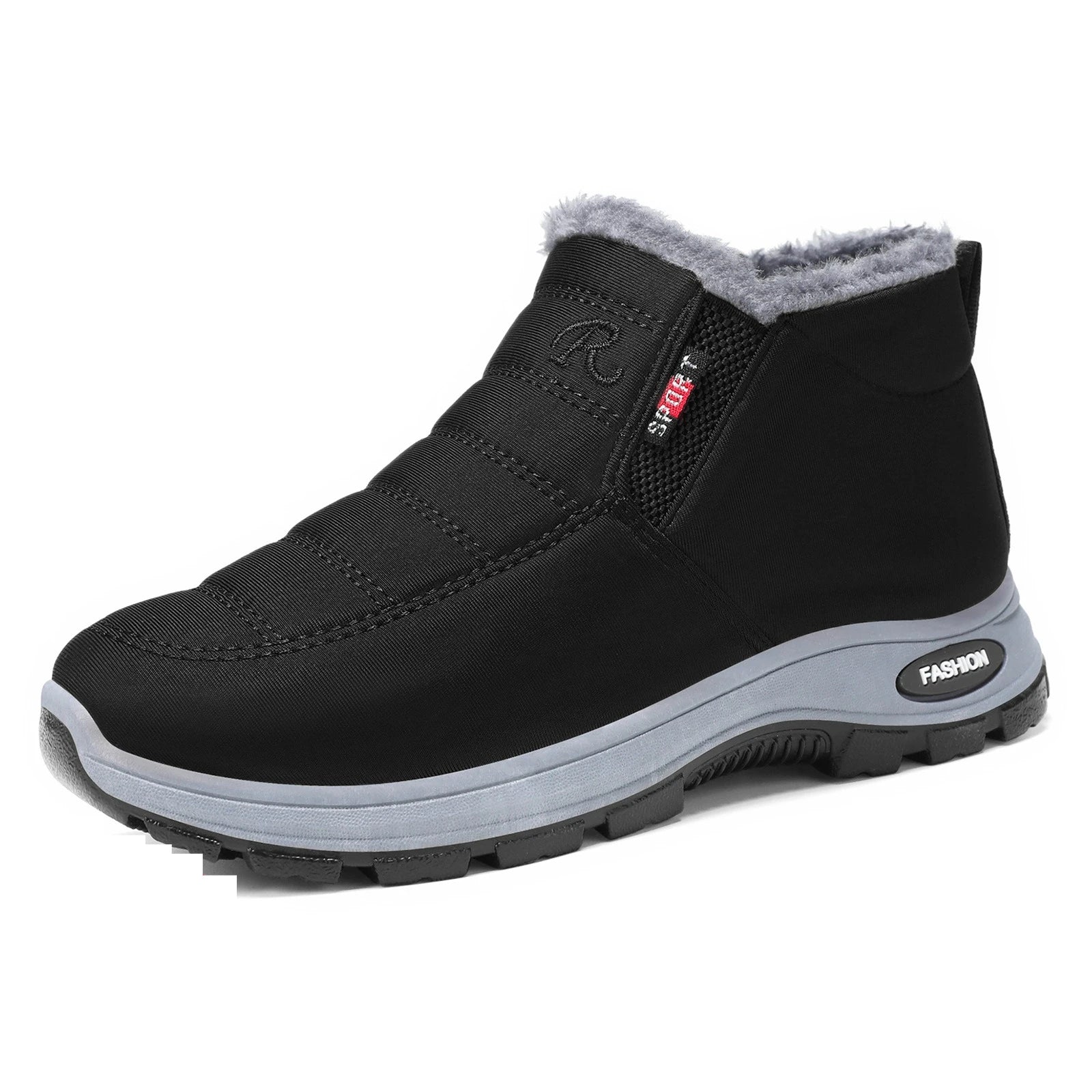 Botas de algodón de talla grande para mujer, botas de algodón cálidas y resistentes al frío, botas de nieve altas con forro polar grueso