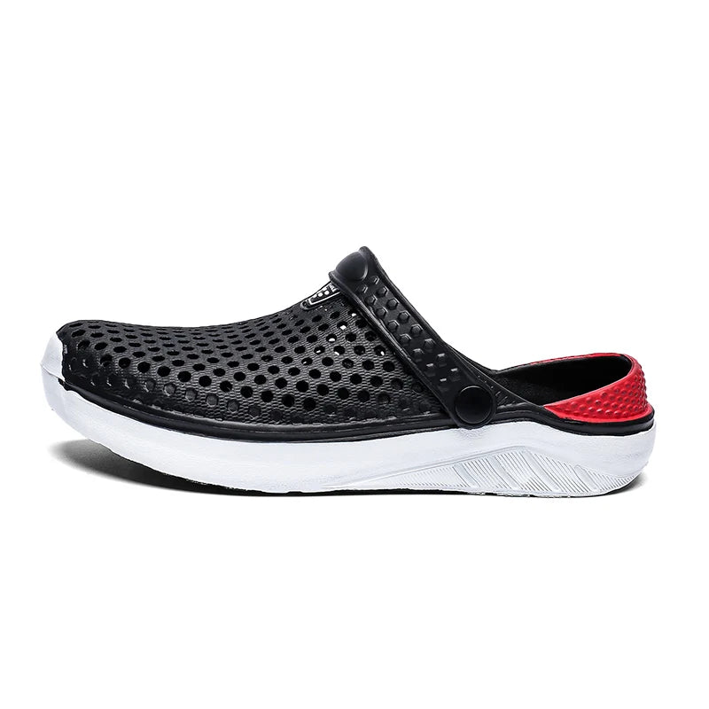 Sandalias de playa Unisex a la moda para hombre, zapatillas antideslizantes de suela gruesa, chanclas ligeras de verano, zapatos de jardín para hombre y mujer
