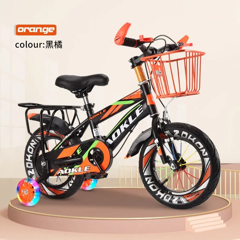 Kids' Bikes, 12-18 Inch Carbon Steel Frame Bikes for 2-10 Year Olds, Riding Bikes, Bikes for Boys and Girls, New