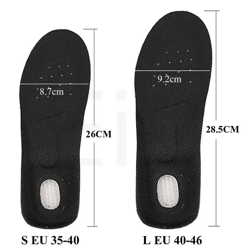 Almohadilla deportiva de Gel de silicona para zapatos, soporte para ARCO, espesamiento, absorción de impacto, almohadilla para zapatos de baloncesto y fútbol, plantilla suave de silicona Unisex