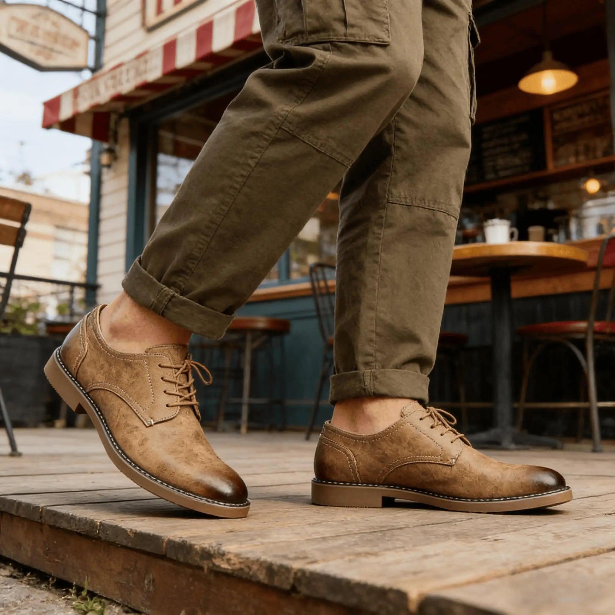 Zapatos de Cuero para Hombre, Cómodos, de Marca, a la Moda 2026