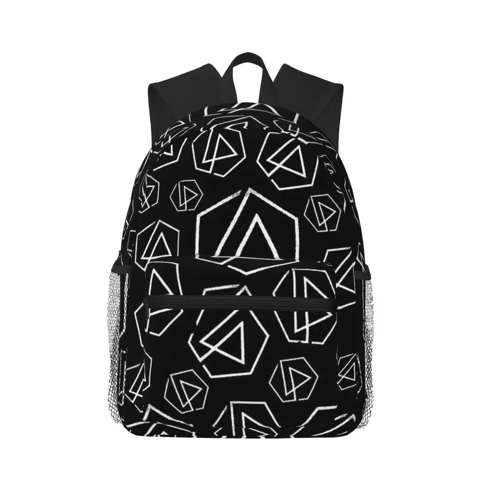 L-Linkin-S P-Park-S Band Mochila para estudiantes Mochila escolar Mochila de viaje para senderismo para niños y niñas Mochila de moda Bolsos de hombro