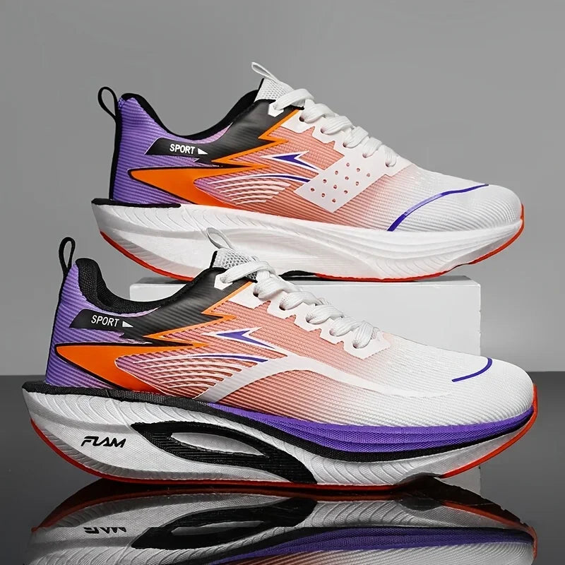 Zapatillas deportivas para hombre, zapatillas informales para maratón, transpirables, ligeras, cómodas, atléticas, antideslizantes, para caminar al aire libre