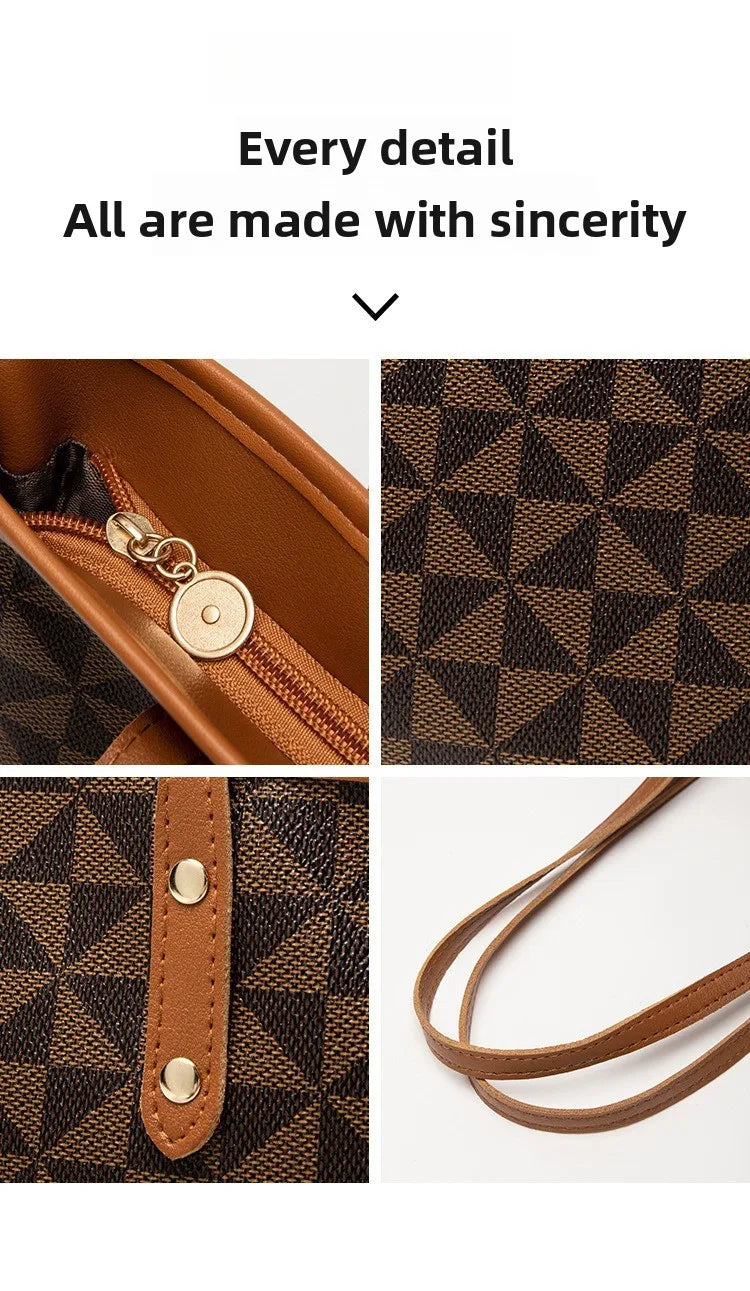 Bolso de Hombro de Gran Capacidad, Bolso de Mano de Cuero PU para Mujer, para Viajes Diarios y Uso Casual, Bolso Tote Versátil