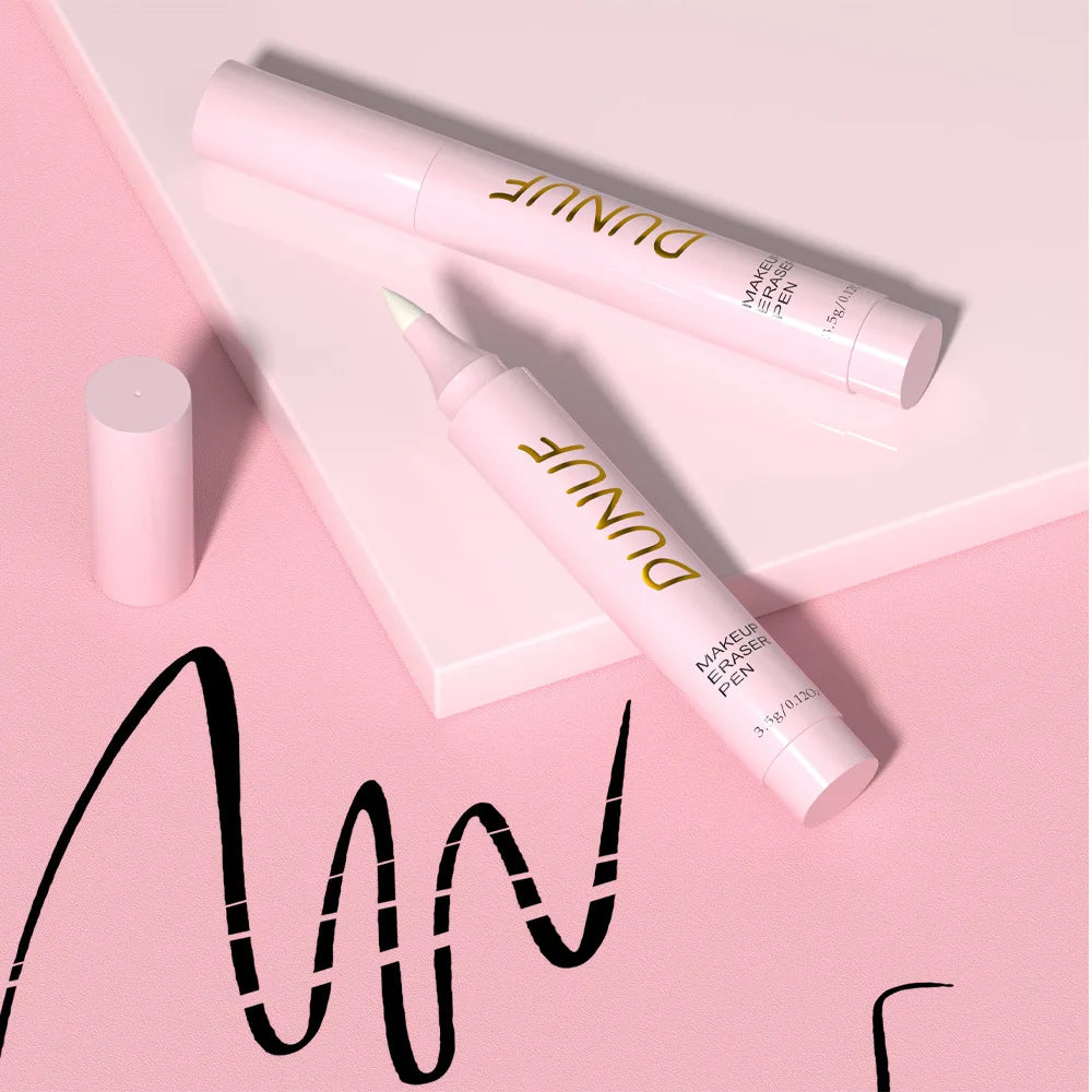 Lápiz de borrador de maquillaje, lápiz eliminador suave para labios, ojos, cara, herramienta de limpieza de poros, cuidado de la piel, debe tener fórmula sin tirar