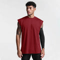 Chaleco de gimnasio de malla de verano para hombre, camiseta sin mangas deportiva holgada de secado rápido para ejercicio físico, camiseta sin mangas para culturismo