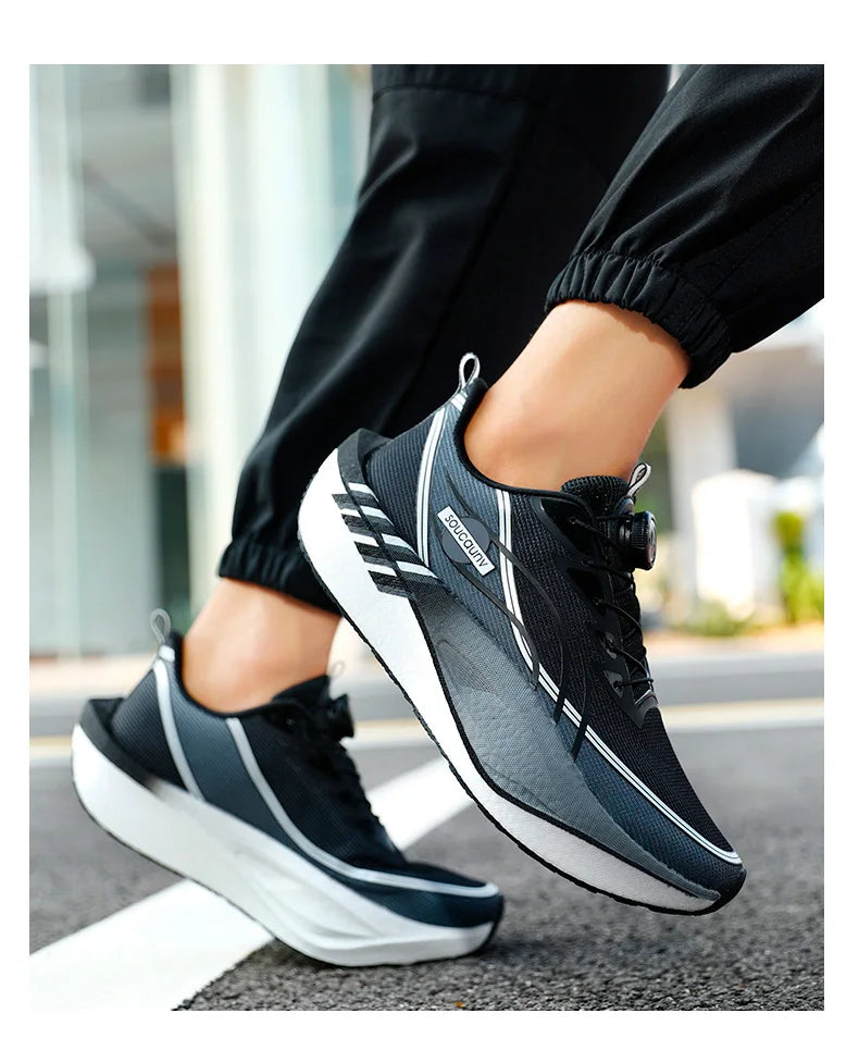 Zapatillas para Correr Profesionales con Placa de Carbono para Fitness, Maratón, Deportivas Ligeras para Hombre, Cómodas y Antideslizantes para Mujer