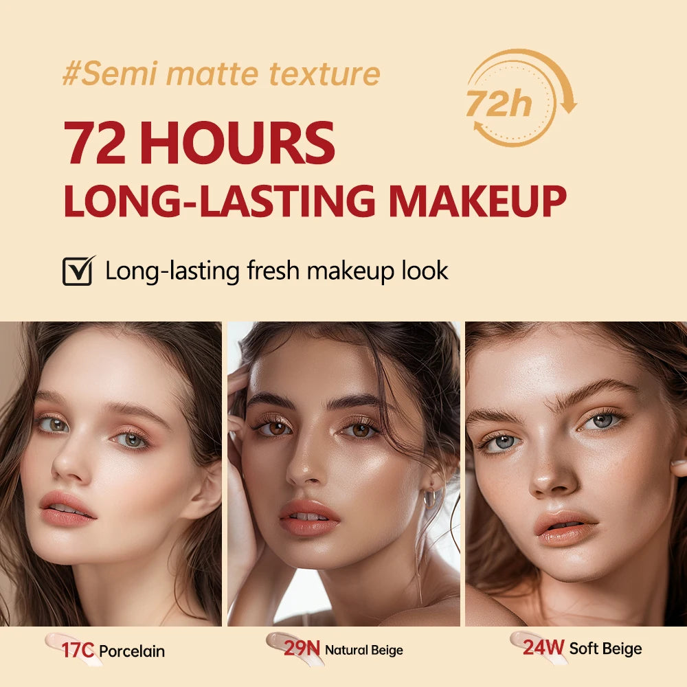 Mask Fit Red Cushion Foundation Long-Lasting Lightweight Buildable Coverage Semi-Matte Finish Korean Cushion Founda