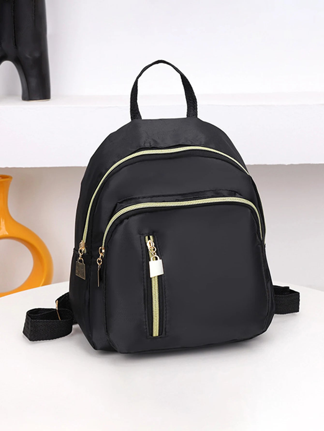Mochila informal de moda para mujer, bolso de viaje diario pequeño y ligero para la universidad, viajes al aire libre, lindo bolso de hombro para todos los días