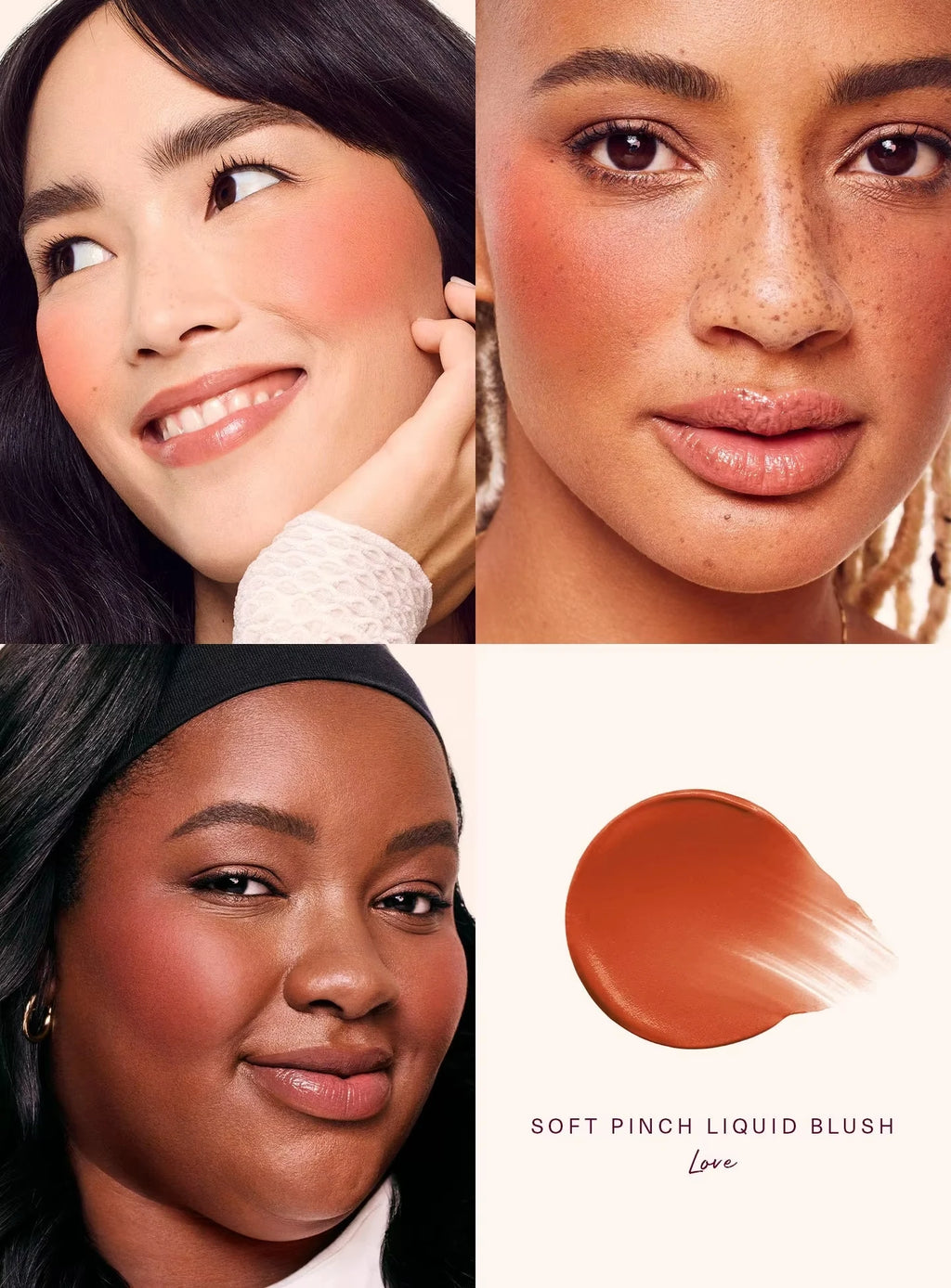 Rubor Líquido Ultra Pigmentado de Larga Duración Rare Beauty, Resistente a las Fallos, Ligero y Aireado, Worth Virtue Hope Joy Blush Makeup