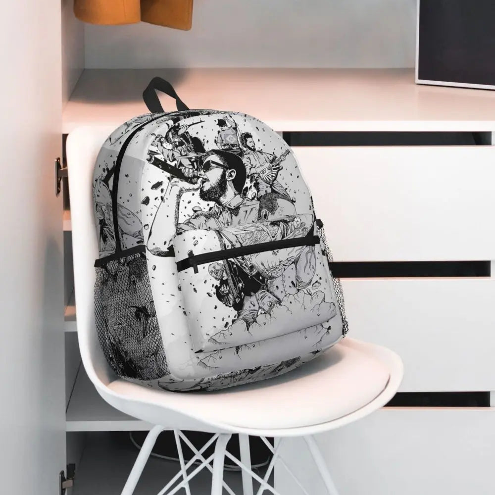 L-Linkin-S P-Park-S Band Mochila para estudiantes Mochila escolar Mochila de viaje para senderismo para niños y niñas Mochila de moda Bolsos de hombro