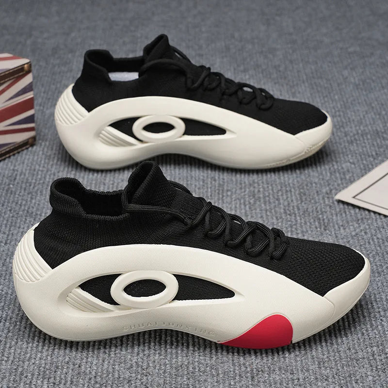2025 zapatos de malla con estilo para Hombre, cómodos zapatos informales transpirables para Hombre, nuevas Zapatillas sin cordones para Hombre, Zapatillas planas para Hombre