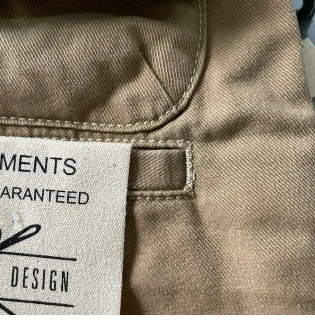 Pantalones Cargo resistentes de algodón puro de estilo americano para hombres, calzado informal de pierna recta holgada antisuciedad y antidesgaste