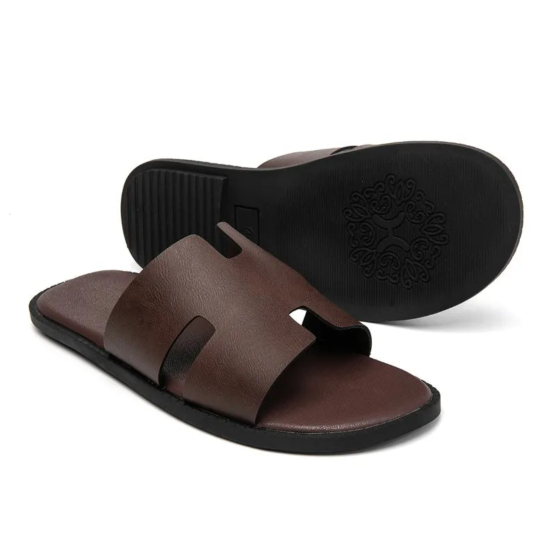 Nuevas sandalias casuales para hombre, para uso diario, baño, exterior, antideslizantes, resistentes al desgaste, ligeras y frescas.