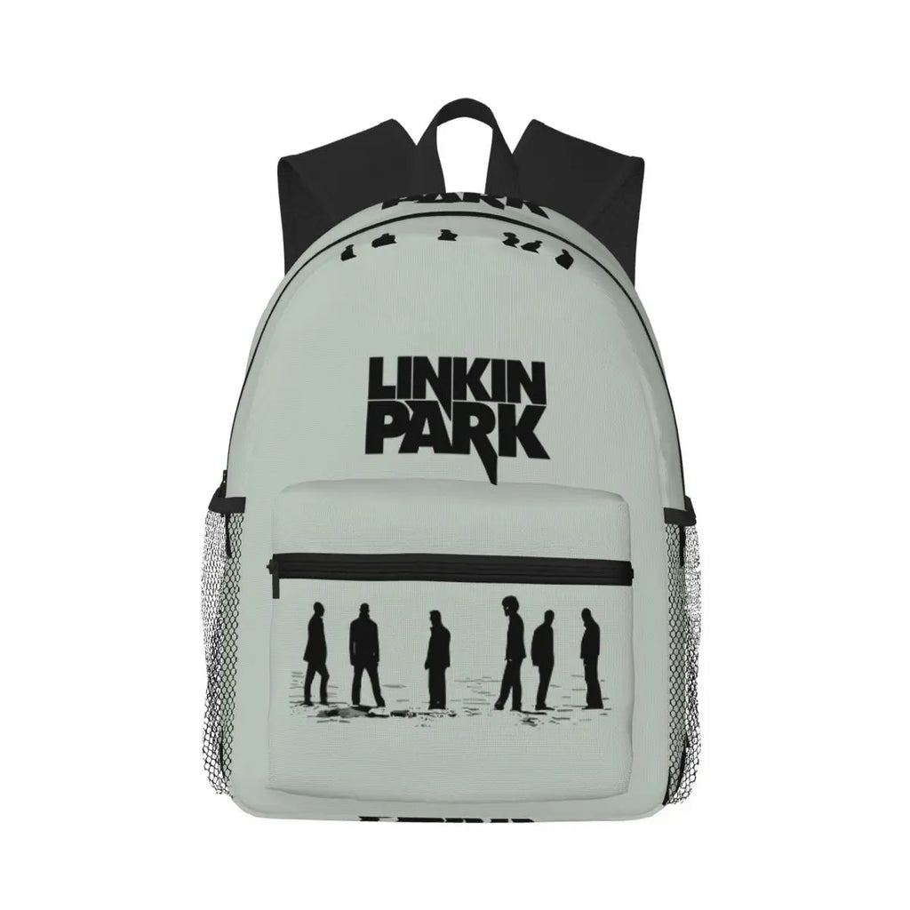 L-Linkin-S P-Park-S Band Mochila para estudiantes Mochila escolar Mochila de viaje para senderismo para niños y niñas Mochila de moda Bolsos de hombro