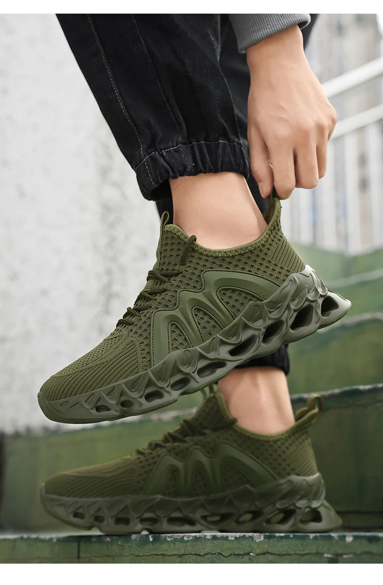 Zapatos de hombre, zapatillas de deporte informales para hombre, tenis, zapatos de lujo, zapatos de entrenamiento para carreras, zapatos transpirables, mocasines de moda, zapatos para correr para hombre
