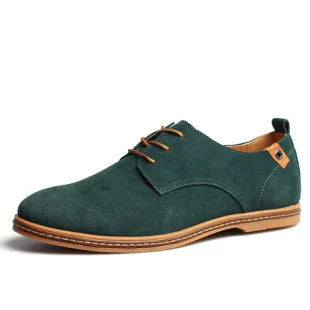 Zapatos de Cuero Nuevos 2026 para Hombre, Zapatos Oxford de Lujo para Hombre, Zapatos Casuales de Negocios de Cuero de Gamuza de Alta Calidad, Zapatos de Hombre