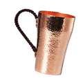 Taza de Cobre Puro de 400 ml, Taza de Cobre Hecha a Mano, Taza de Bebida Premium, Taza de Café de Lujo para Decoración de Cocina