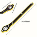 Llave de trinquete de gato que ahorra trabajo con trinquete de mango largo para llave de lengüeta de tijera para gato de neumático