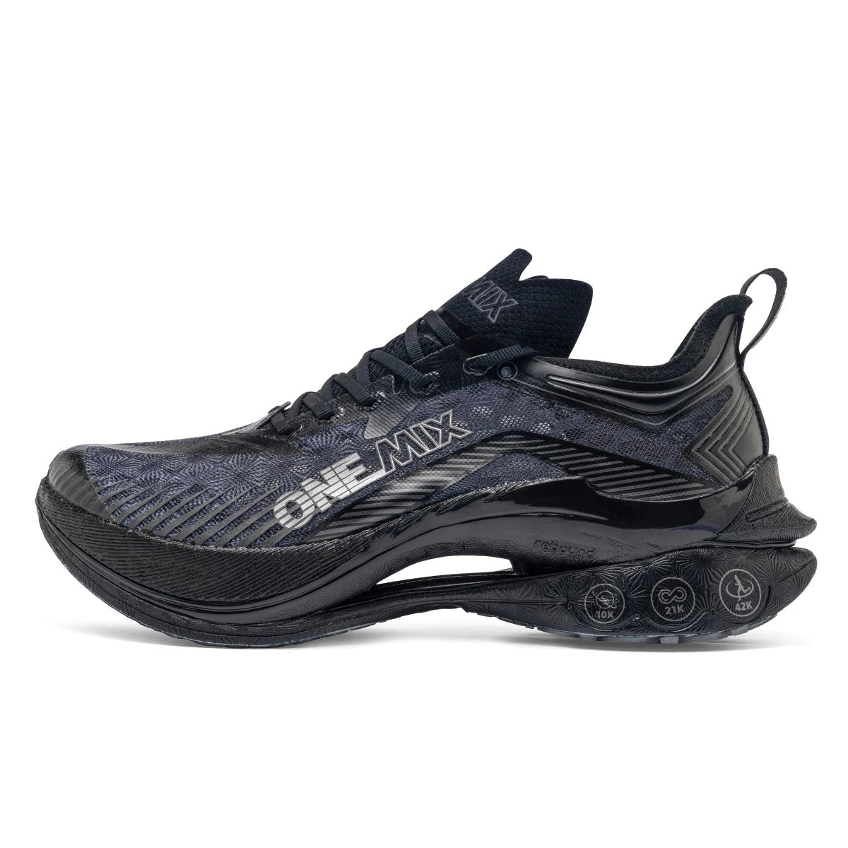 ONEMIX Trail Racing zapatillas para correr cojín malla transpirable estable usable placa de carbono al aire libre maratón deporte entrenamiento zapatillas
